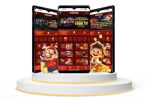 Giao diện 33WIN VEGAS - nhà cái uy tín số 1 việt nam - ANDROID